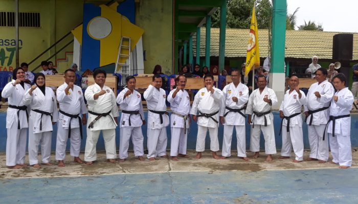 105 Karateka Lemkari Dari 4 Kabupaten, Ikuti UKT Dan Ujian Penurunan Kyu