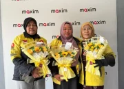 Peringati Hari Ibu, Maxim Indonesia Beri Apresiasi Pengemudi Perempuan di Samarinda dan Balikpapan
